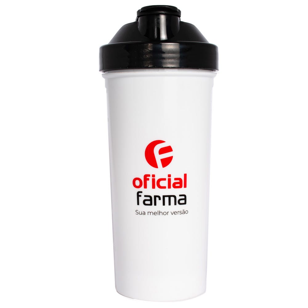 Coqueteleira Branca e Preta 600mL