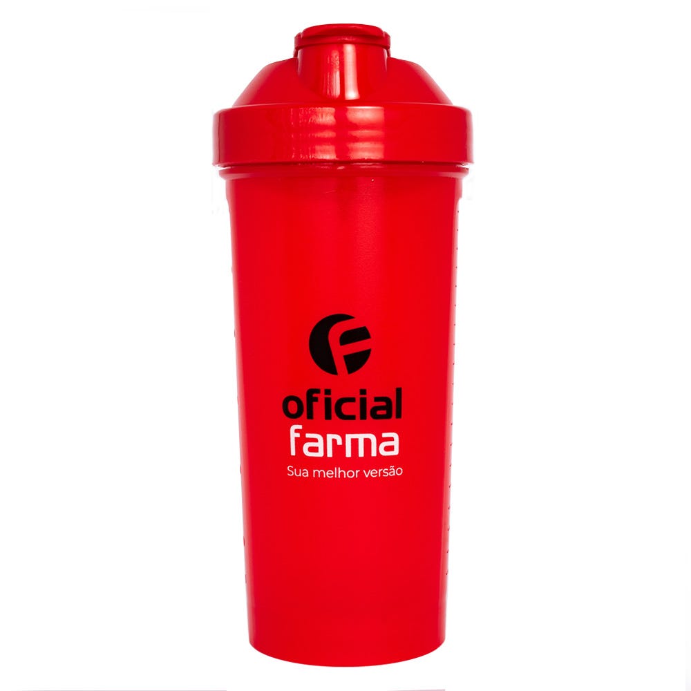 Coqueteleira Vermelha 600mL