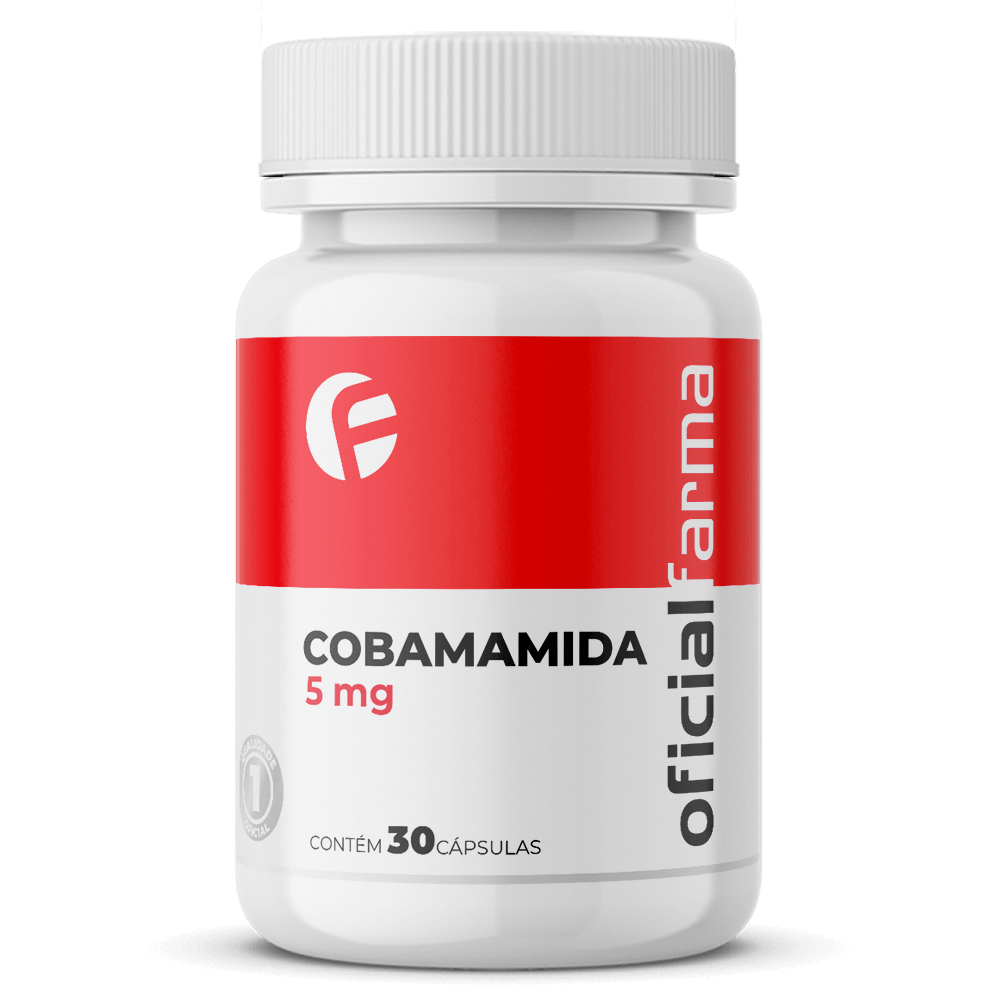 Cobamamida (Coenzima B12) 5mg 30 C&aacute;psulas
