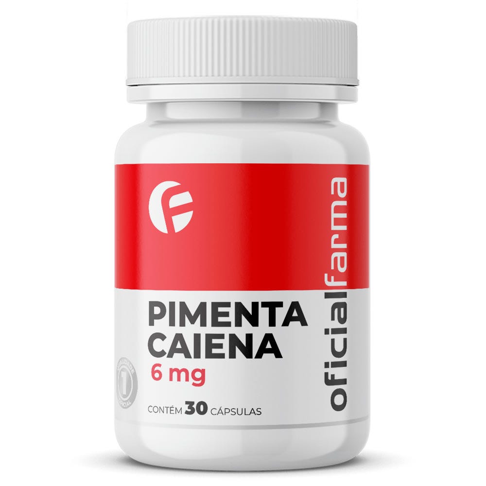 Pimenta Caiena 6mg 30 C&aacute;psulas