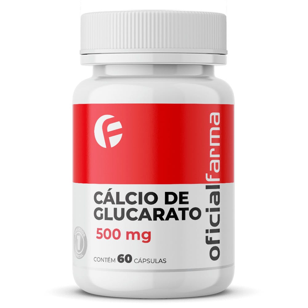C&aacute;lcio de Glucarato 500mg 60 C&aacute;psulas 