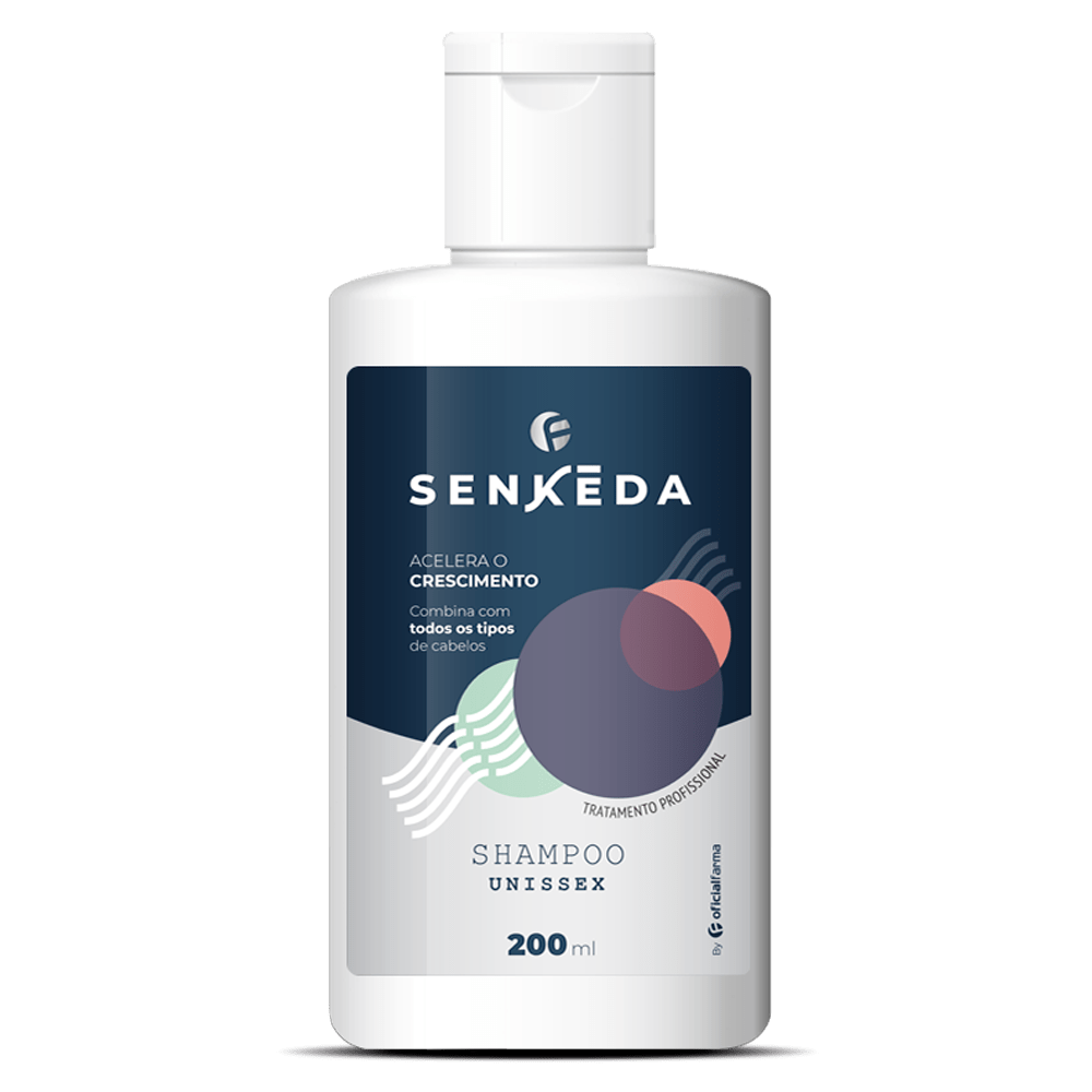 Shampoo Unissex Para Crescimento Capilar 200 ml SENKEDA 