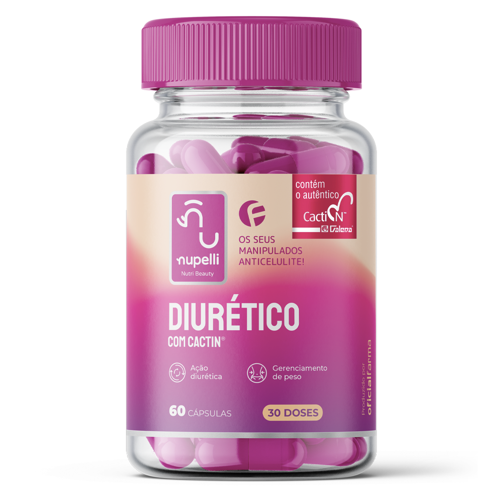 Diur&eacute;tico Com Cactin&reg; 30 Doses NUPELLI