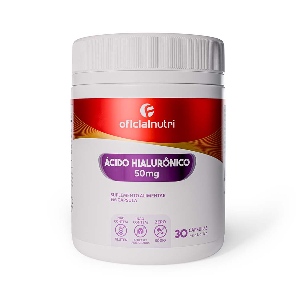 &Aacute;cido Hialur&ocirc;nico 50mg - 30 C&aacute;psulas