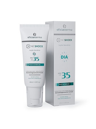 AcneShock Loção Secativa Tonalizante FPS 35 40mL