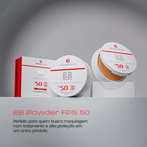 BB Powder FPS 50 Protetor Solar Pó Compacto com Ácido Hialurônico 12g