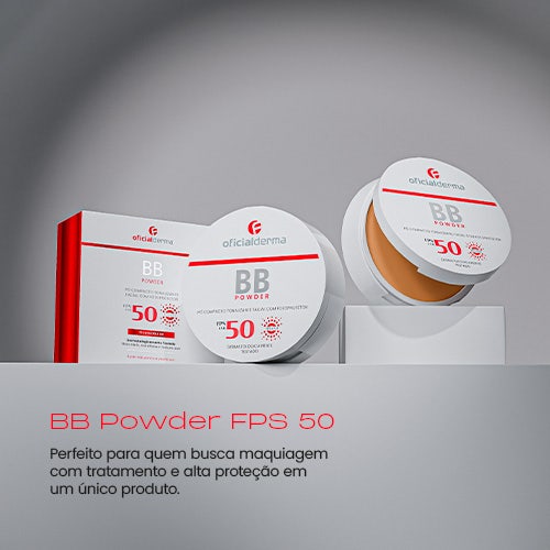 BB Powder FPS 50 Protetor Solar Pó Compacto com Ácido Hialurônico 12g