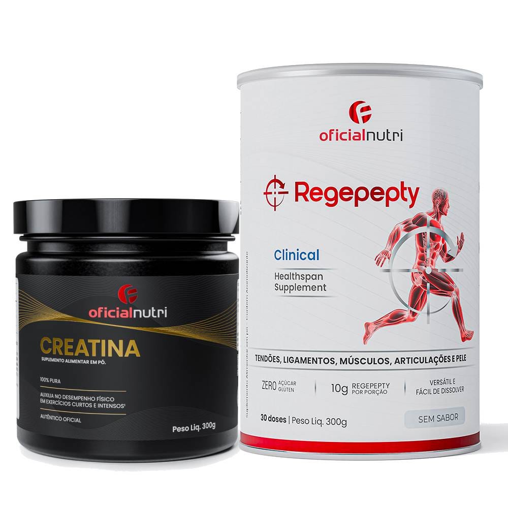 Creatina Monohidratada 300g + Regepepty