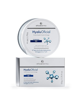 HyaluOficial Preenchedor Facial Anti-idade 12X 50g