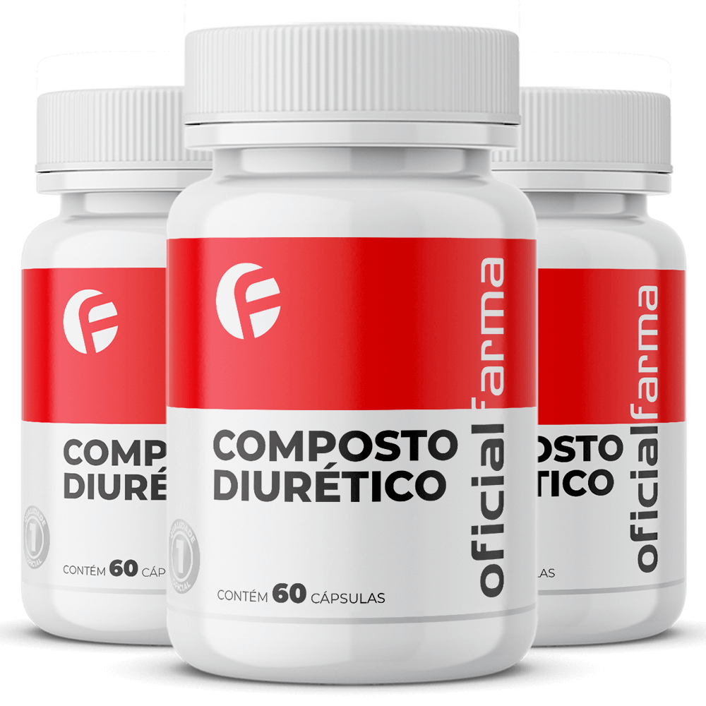 3 Composto Diur&eacute;tico 60 C&aacute;psulas