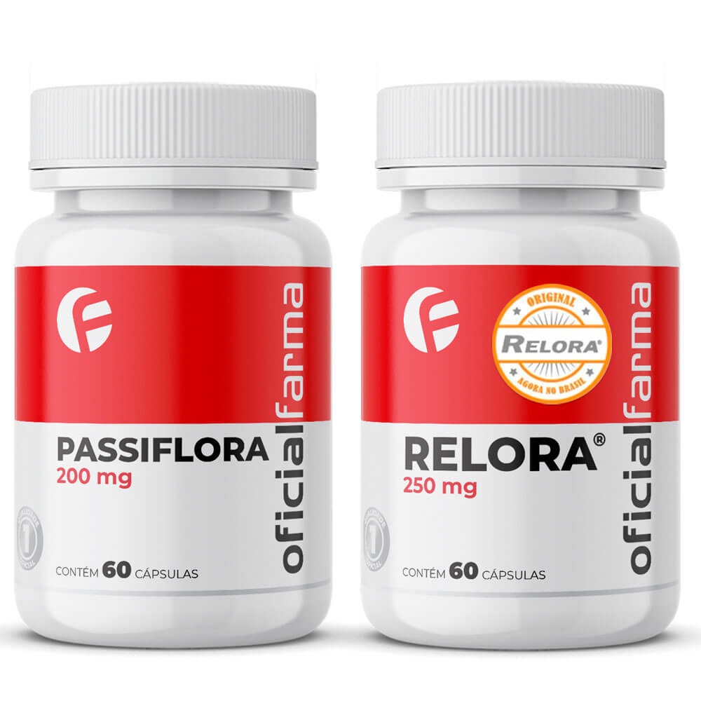 Calmante - Passiflora (Maracuj&aacute;) + Relora&reg;