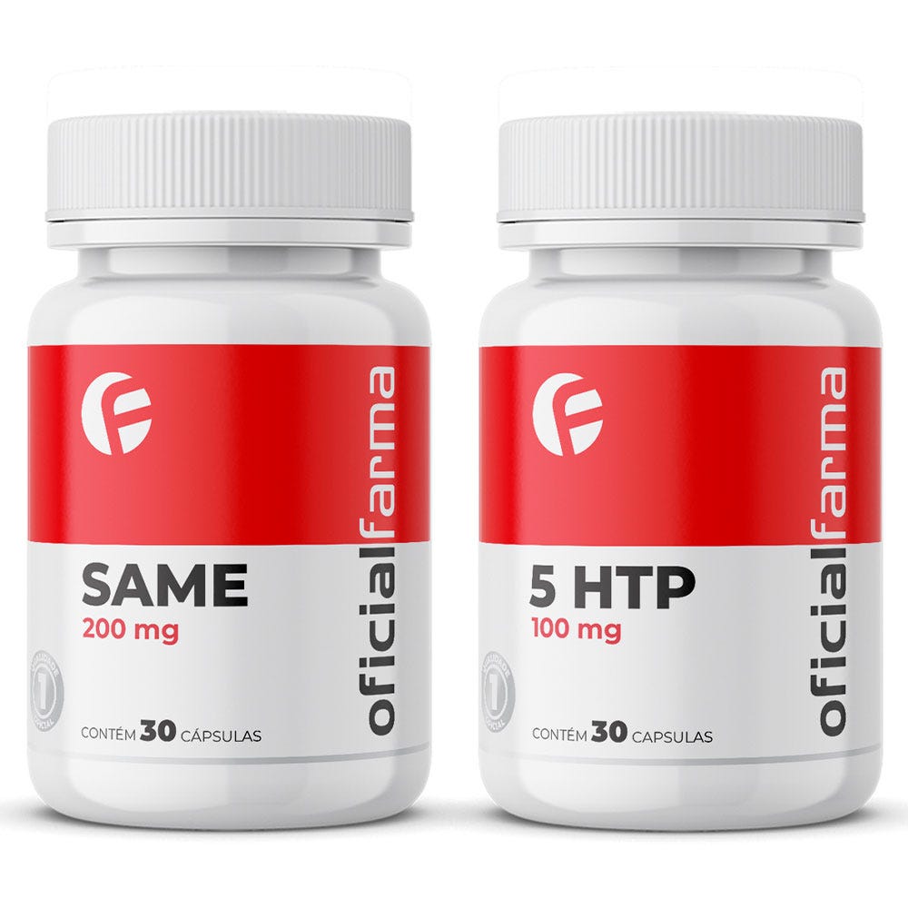 SAMe 200mg 30 C&aacute;psulas + 5 Htp 100mg 30 C&aacute;psulas (Grifonia Simplicifolia)