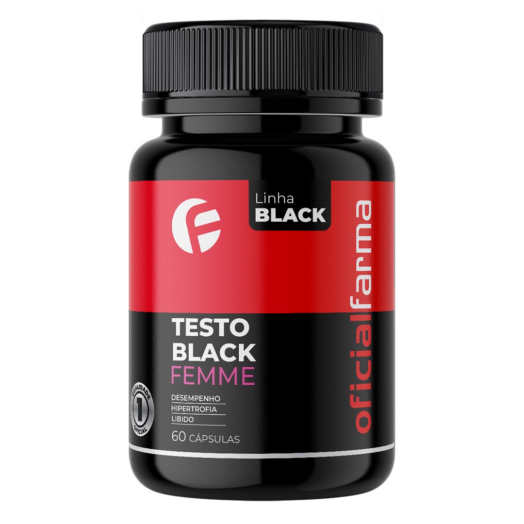 Testo Black Femme 60 c&aacute;psulas