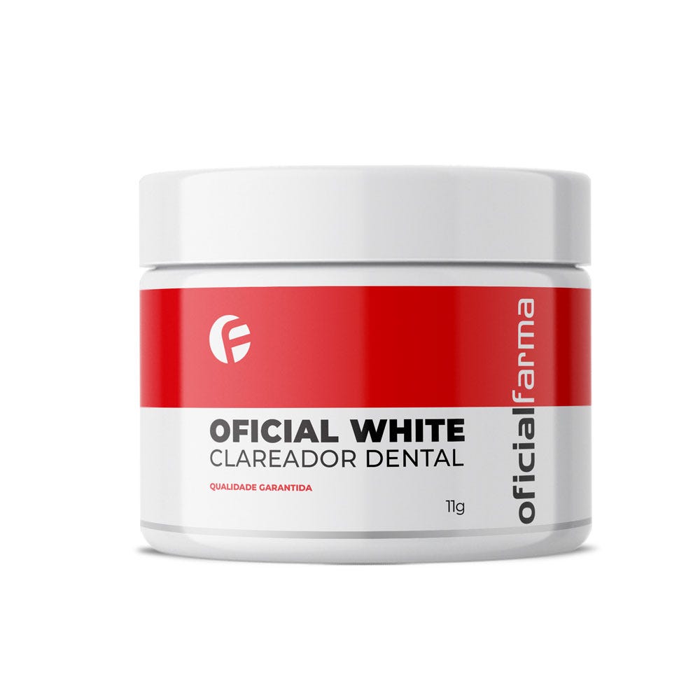 Oficial White - Clareador Dental Com Carv&atilde;o Mineral 