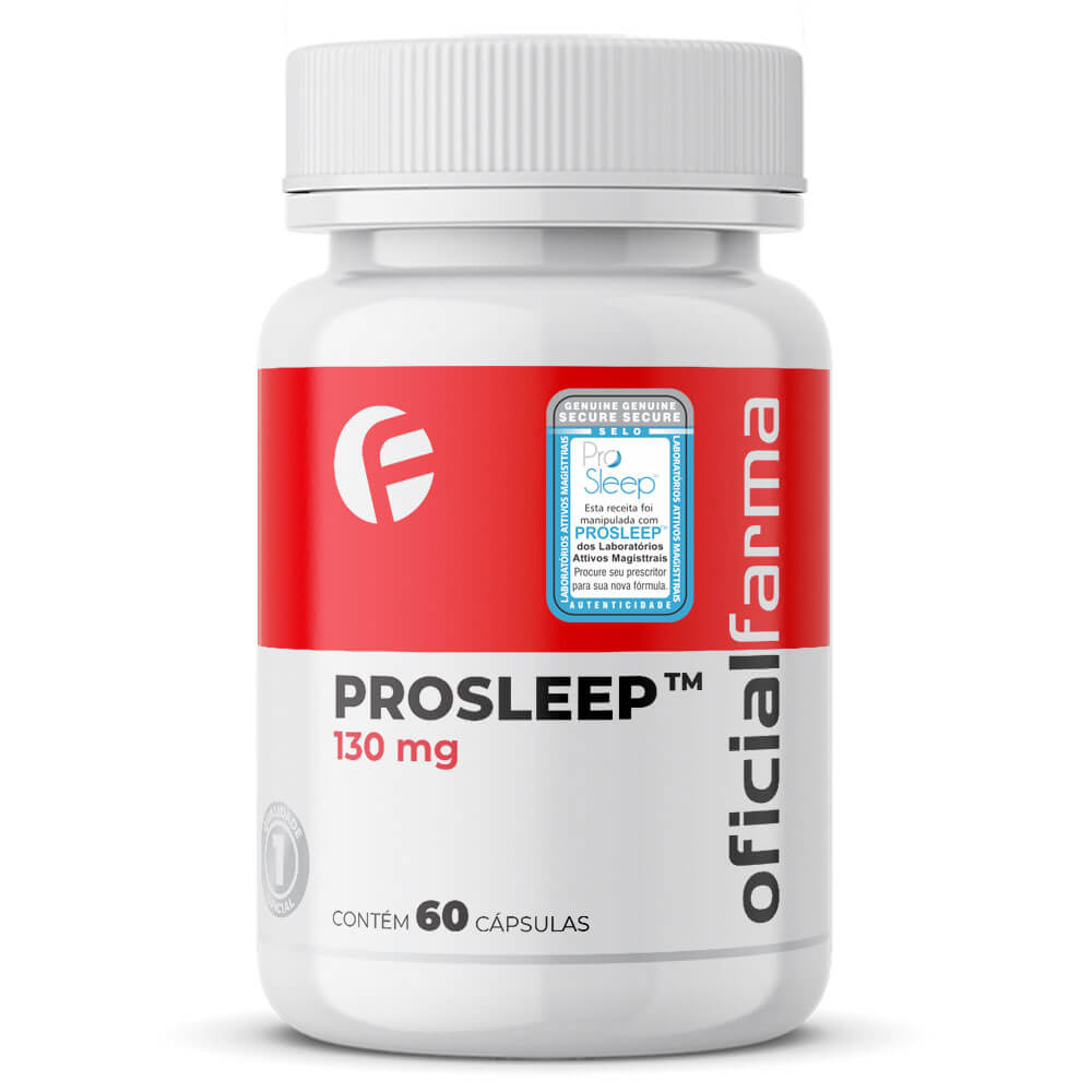 ProSleep&trade; 130mg 60 C&aacute;psulas com Selo de Autenticidade