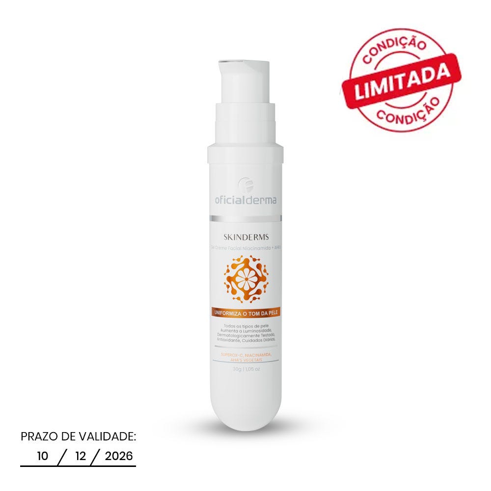 Refil Gel Creme Vitamina C AHAs Niacinamida Anti-idade 30g