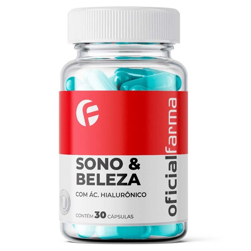 Sono & Beleza (Melatonina + &Aacute;c. Hialur&ocirc;nico) 30 C&aacute;psulas