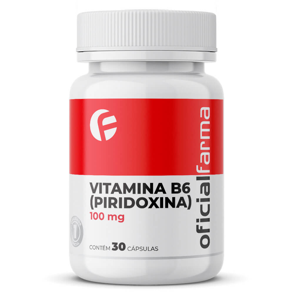 Vitamina B6 (Piridoxina) 100Mg 30 C&aacute;psulas