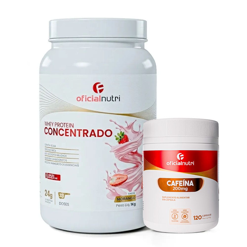 Whey Protein Concentrado + Cafe&iacute;na